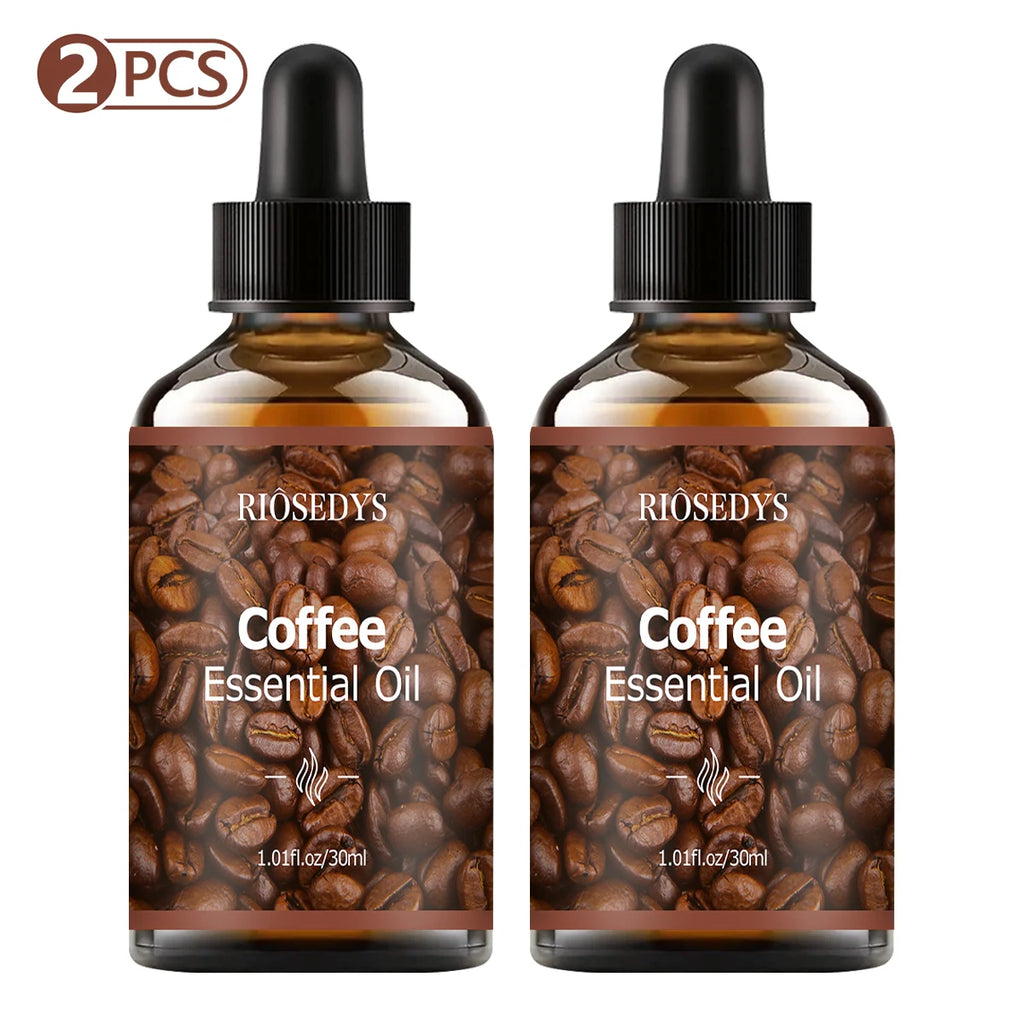Coffee Essential Oil Natural Fragrance Suitable Body Massage Zpaxo Coffee 2pcs 30ml