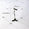 ▶1Pcs Doll House Decoration 1/12 Dollhouse Accessories Miniatures Simulation Mini Alloy Microphone With Stand Model Toy Zpaxo A2