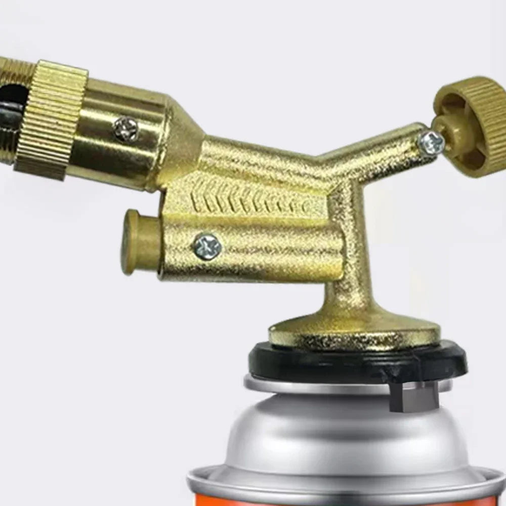 High Temperature Brass Copper Welding Torch Gas Burner Flame Gun for Brazing Solder Propane Plumbing Home Improvement Tool Zpaxo