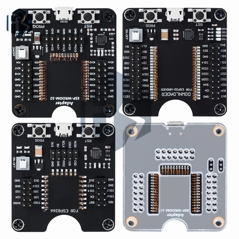 ESP8266 ESP32 Universal Firmware Flashing Fixture Tool Programmer Zpaxo