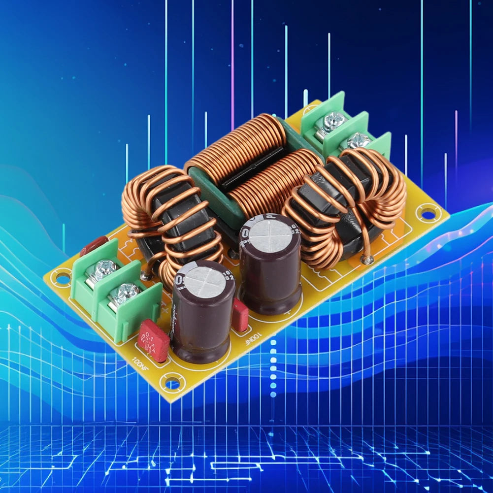 Electromagnetic Interference Filter DC LC 2A 4A 10A 20A EMI EMC FCC