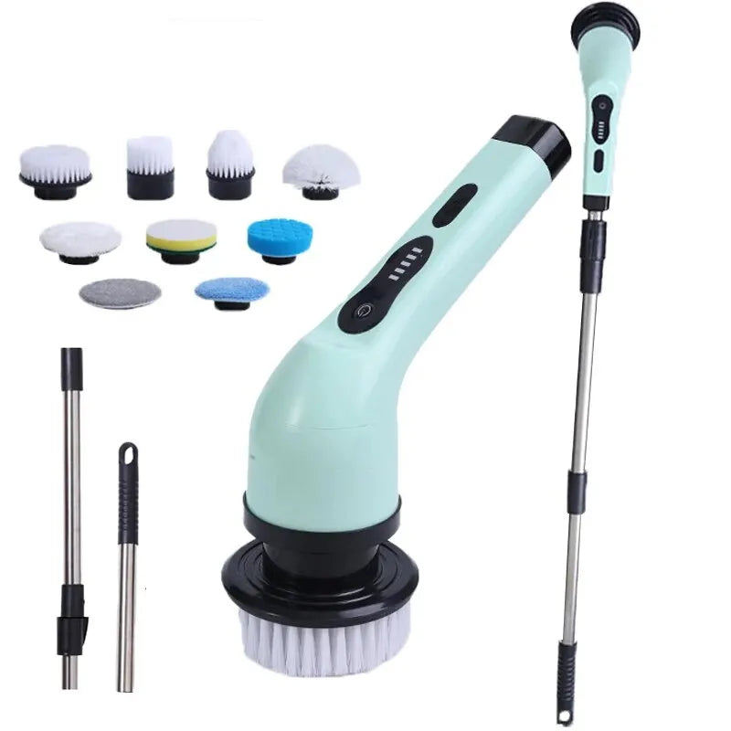 Wireless Electric Cleaning Brush Bathroom Window Kitchen Automotive Multifunctional Household Rotating Cleaning Machine Zpaxo