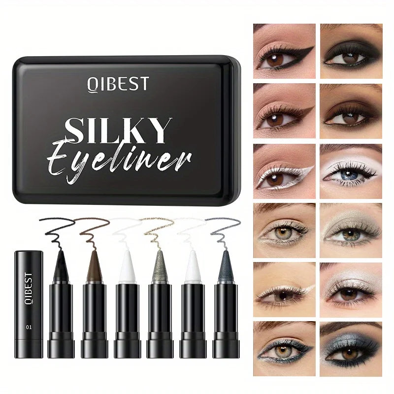 Waterproof long-lasting eyeliner cream matte pearlescent quick-drying eyeliner rich eyeliner eye makeup Zpaxo