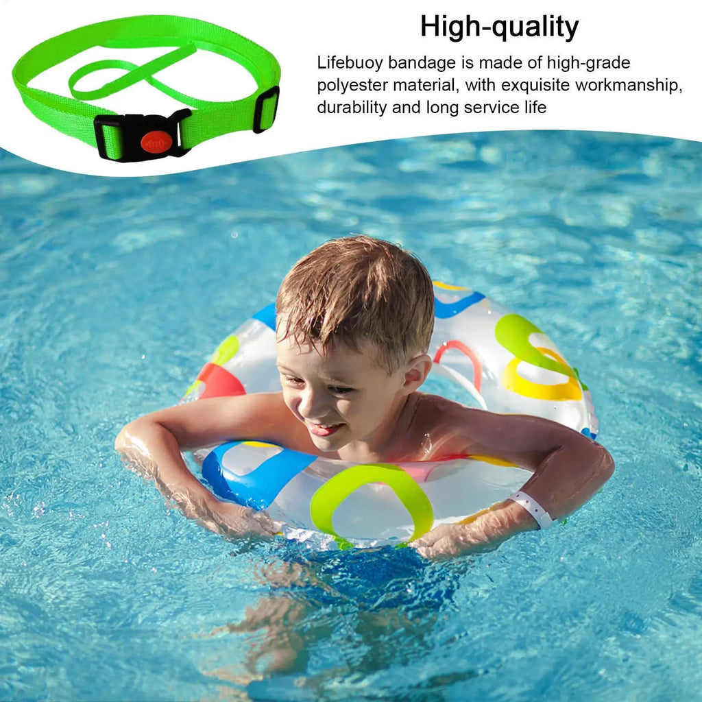Swim Training Belt Adjustable Swimming Leashes Strap Secure Tether