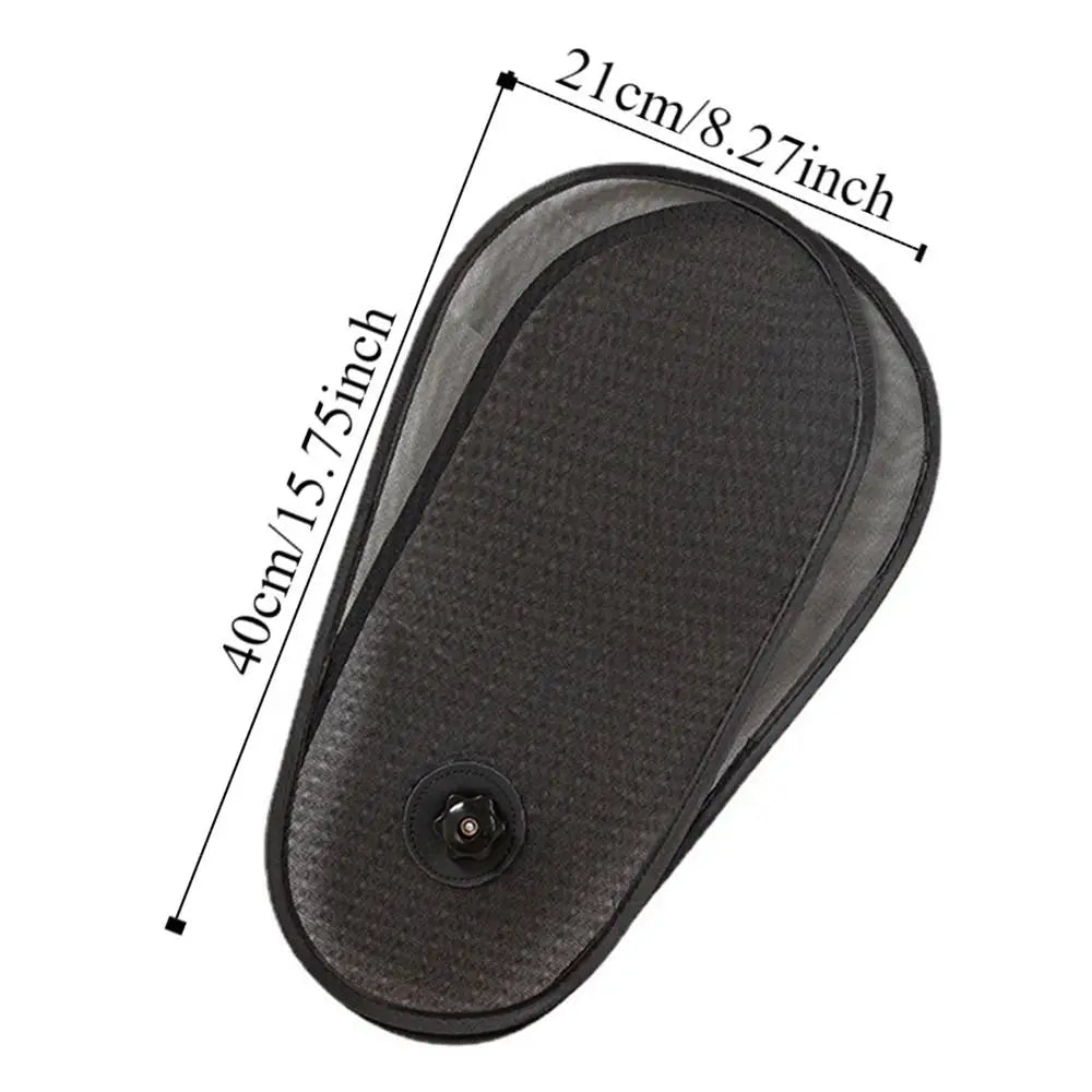 Rotatable Car Side Window Sunshade Non-Obstructive Design Suction Cup Type Black Sun Visor Folding UV Protection Zpaxo