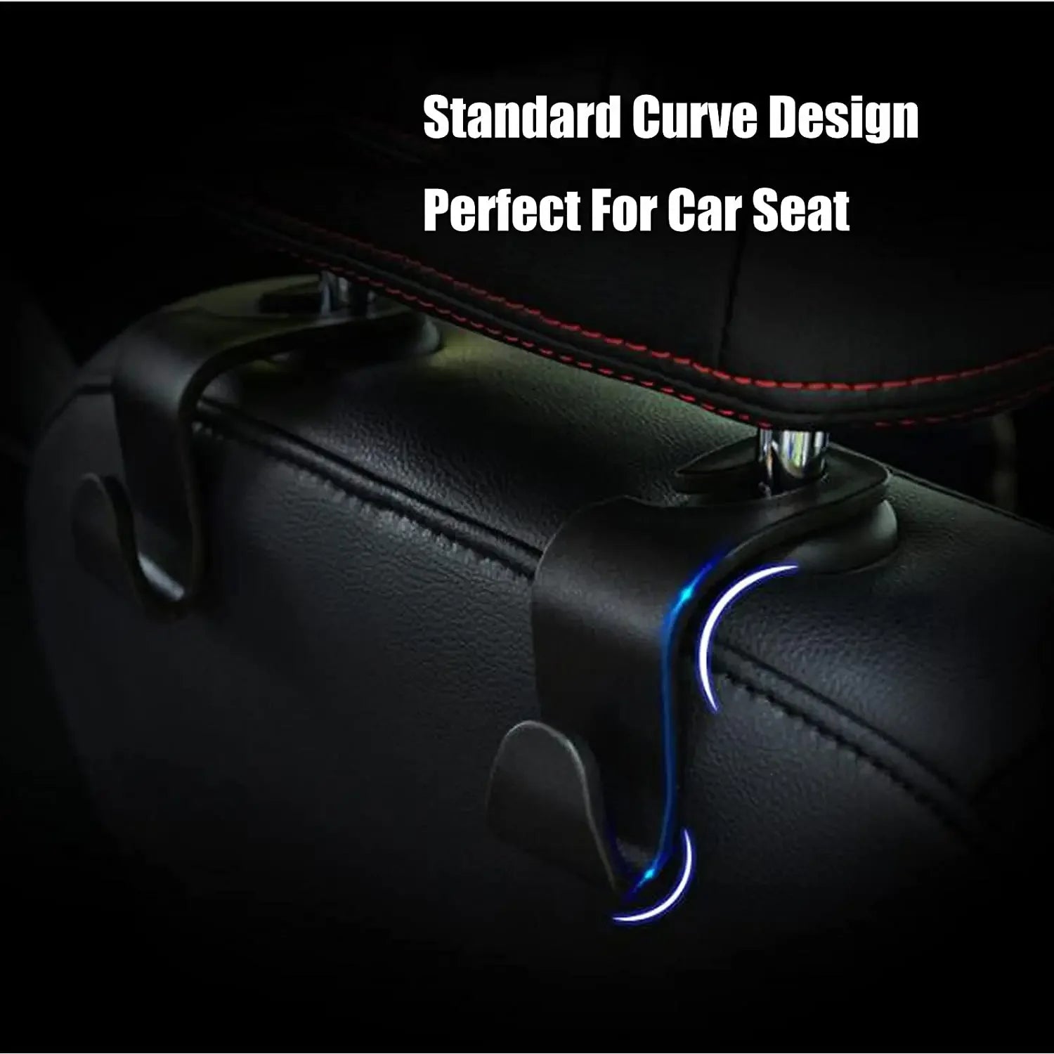 1 2 Hooks Bags Car Clips Front Seat Headrest Organizer Holder Auto