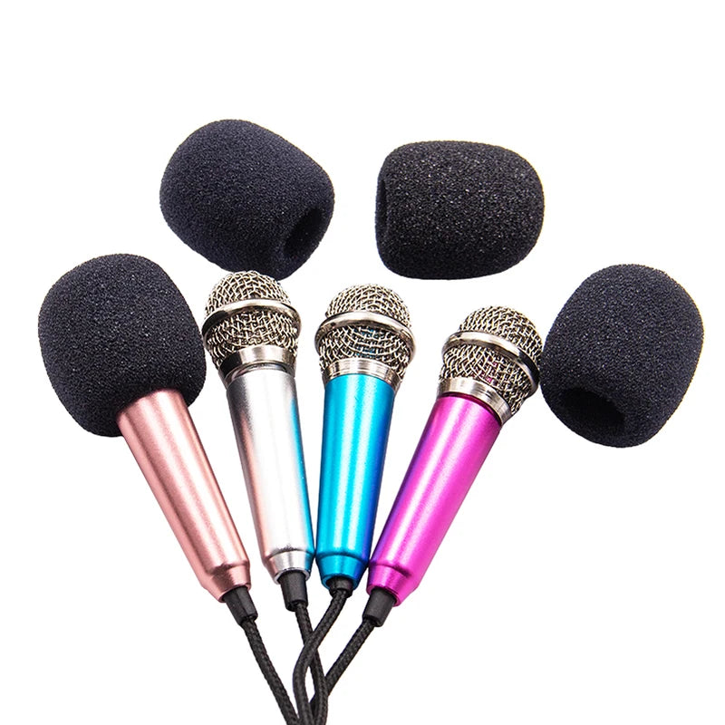 Universal Portable Stereo Studio Mic KTV Karaoke Mini Microphone