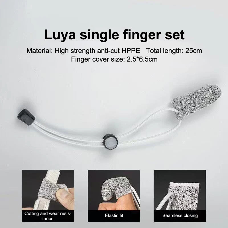 Single Finger Protective Glove Finger Cover For Fishing Anti-cut Fishing Finger Protector Glove For Casting Control For Outdoor Zpaxo