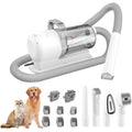 6 In 1 Pets Grooming Kits & Dog Hair Vacuum Powerful Suction for Long or Short Hair Dog Shavers Pet Vacuum Groomer for Dogs Cats Zpaxo 200774 US
