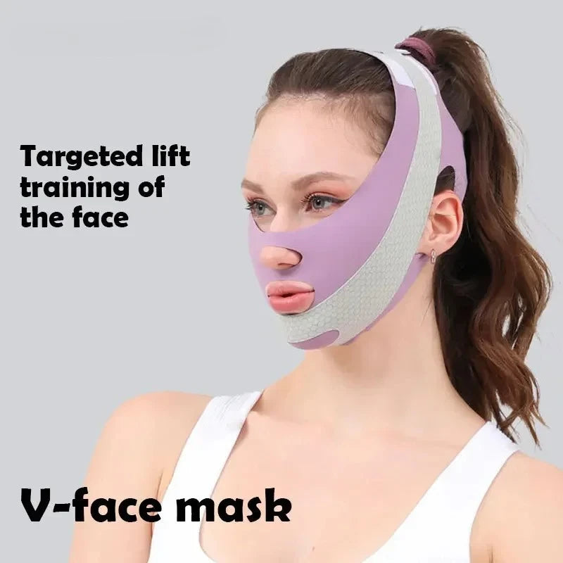 Face-lift Sleep Face V Shaper Facial Slimming Bandage Relaxation