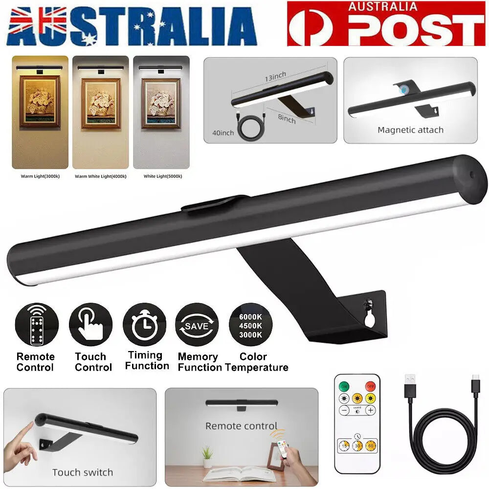 Wireless Picture Light 4000mAh Remote LED Art Wall Lamp