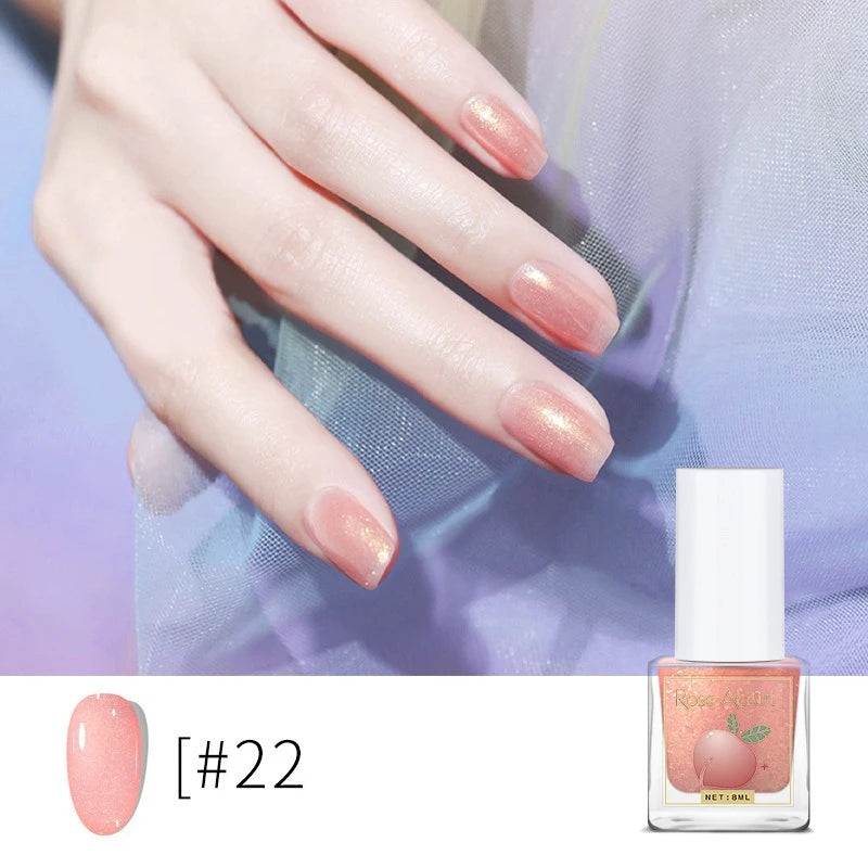 Water-based Peel-off Nail Polish No UV Lamp Needed Long-lasting