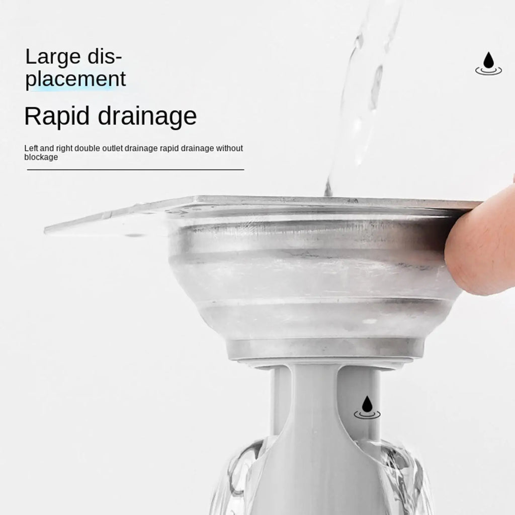 Shower Drain Plug Odor Blocking Mini Bottle Trap Design Anti Smell