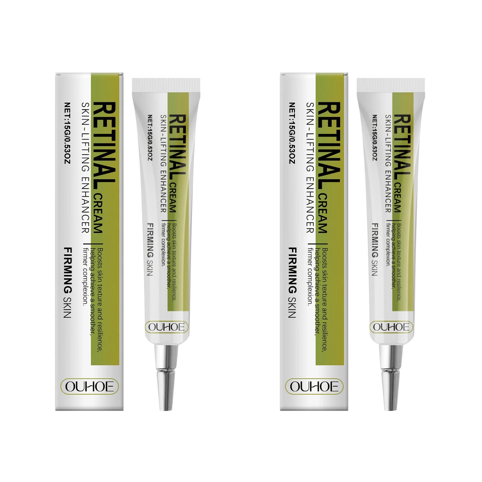 Retinol Face Cream – Firming, Anti-Wrinkle & Hydrating Retinol Face Cream Zpaxo 2 x 15g Boxed