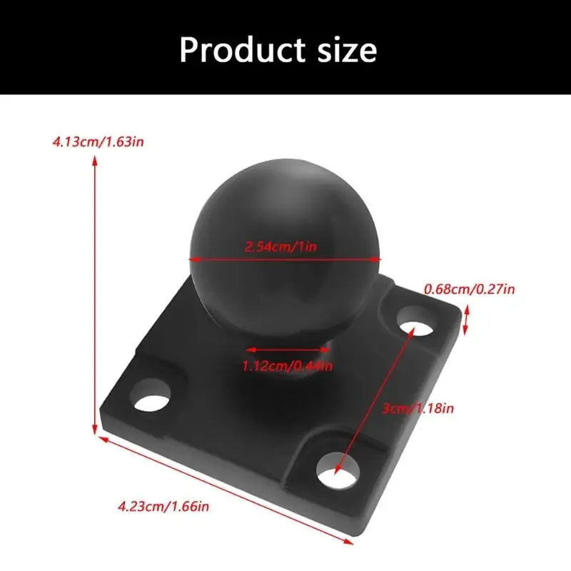 652F MultiAngle Adjustable Phone Holder For Motorcycle Aluminum Alloy 4Hole Base Zpaxo