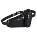 Running Waist Bags Water Bottle Holder Hydration Belt Bag Cell Phone Zpaxo Black