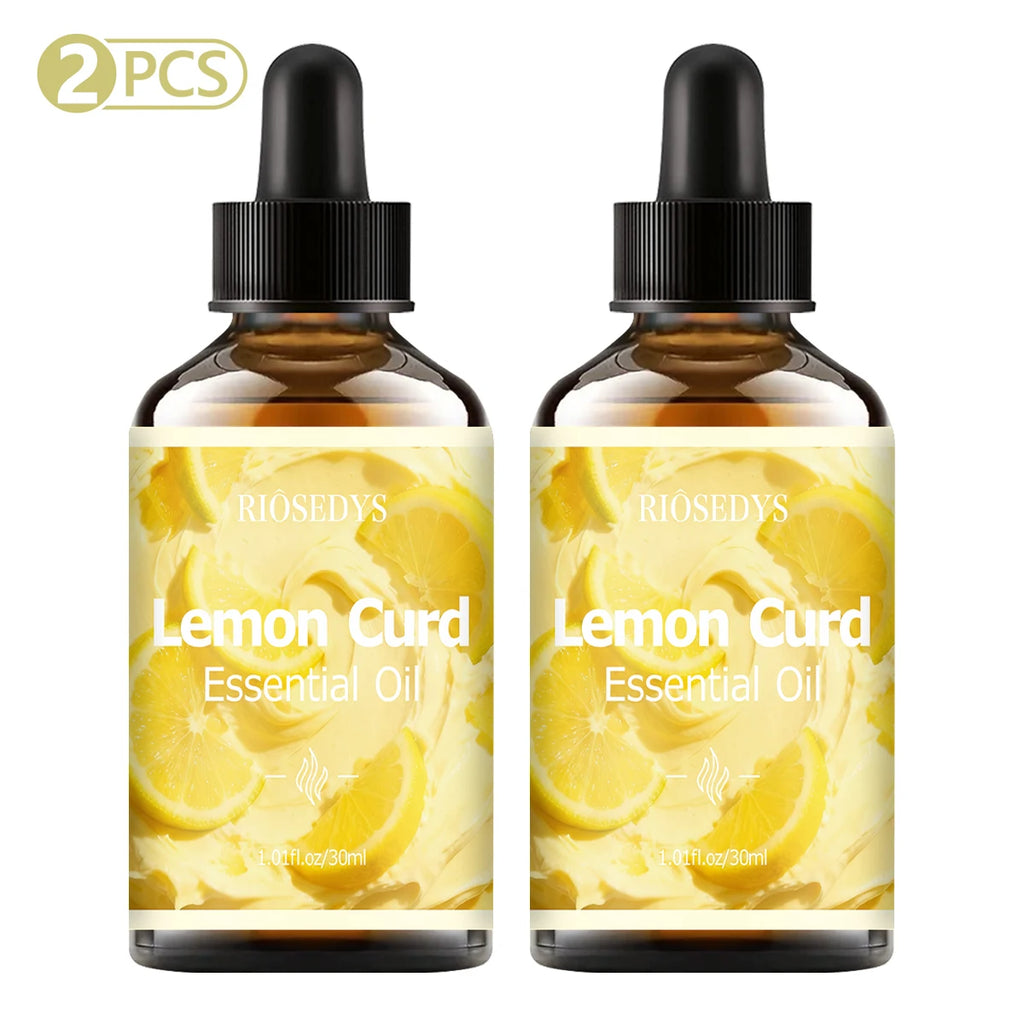 Lemon cream essential oil natural fragrance, is suitable for body massage treatments ,hair care anddiffuser Zpaxo Lemon cream 2pcs 30ml