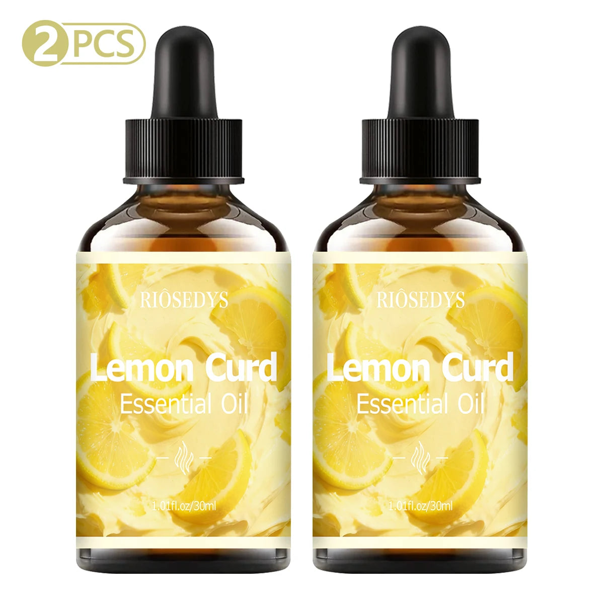 Lemon cream essential oil natural fragrance, is suitable for body massage treatments ,hair care anddiffuser Zpaxo Lemon cream 2pcs 30ml