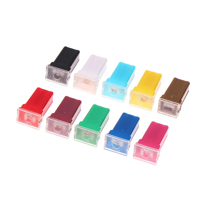 5pc Mini Square Automotive Fuse Set 20A–60A + Storage Box
