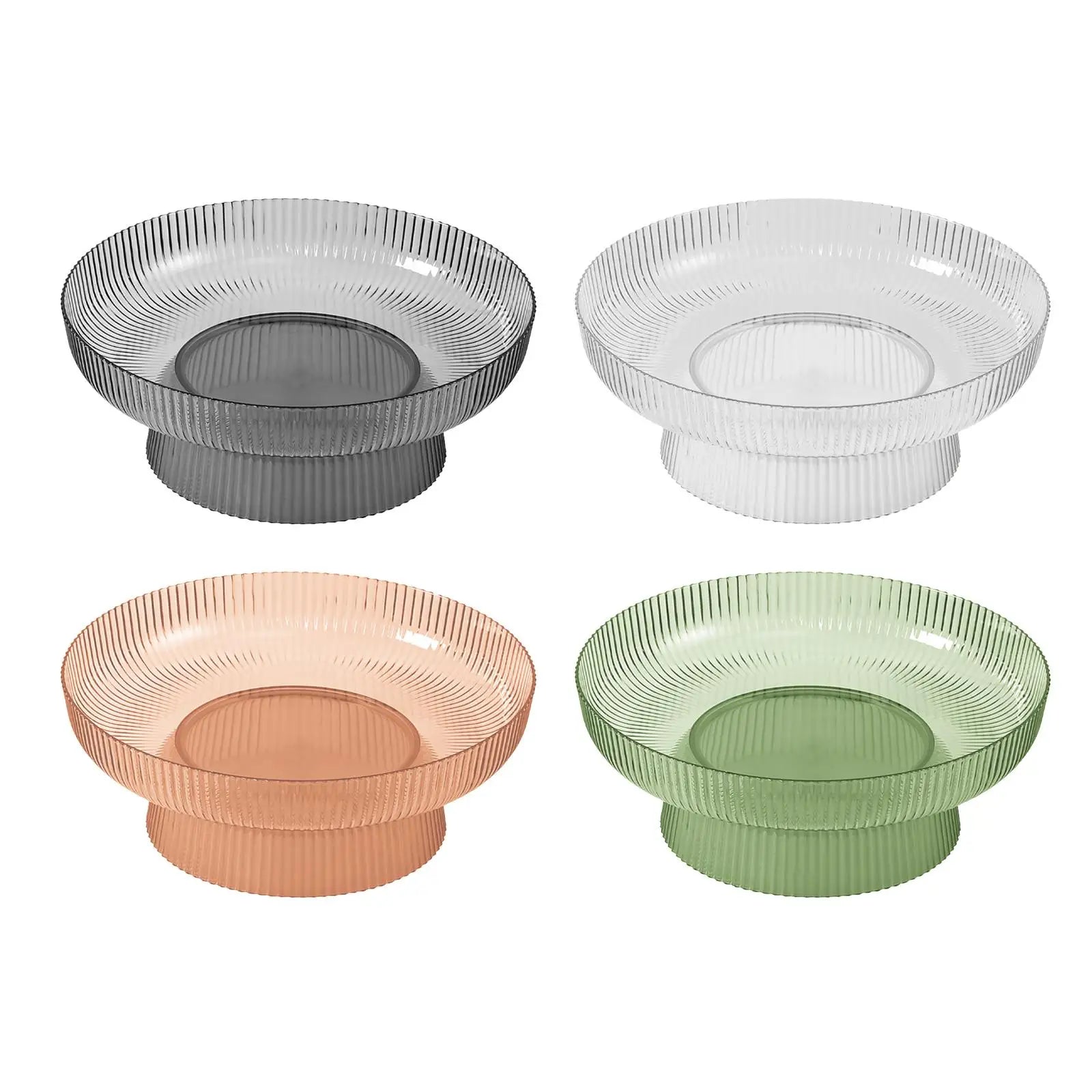 Pedestal Fruit Bowl – Decorative Basket & Dessert Display Stand Decorative Fruit Bowl Zpaxo