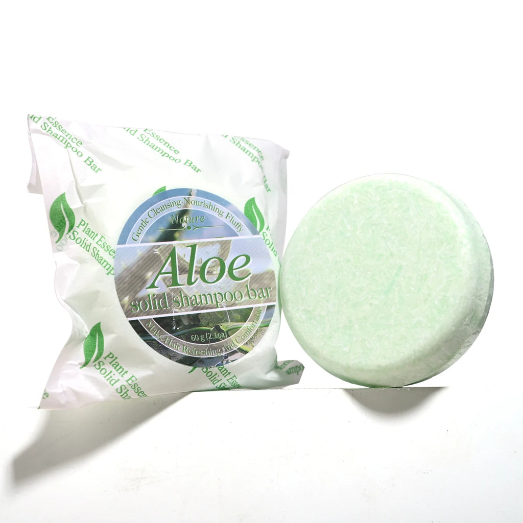 Aloe Handmade Shampoo Soap – Nourishing & Moisturizing Bar Handmade Shampoo Bar Zpaxo ALOE