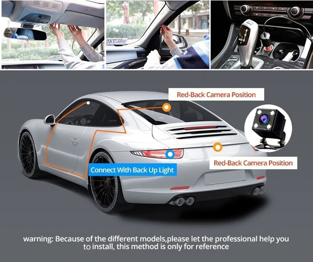 Car DVR HD Dash Camera Video Recorder Parking Monitoring Insede IR