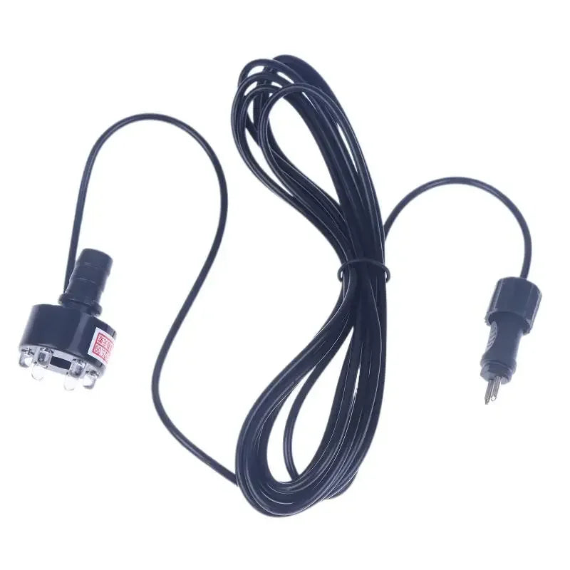 118.11in Underwater 6-LED Light Ring For Fountain Fish Pond Water Garden AC Adapter Warm White/White Fountain Light Ornament Zpaxo