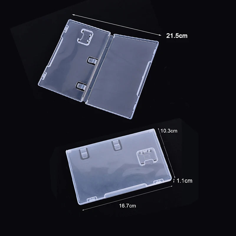 Hot Game Card Storage Case Box Transparent Cartridge Holder Shell for Switch Box Storage Shell Book Holder for Inserted Cover Zpaxo