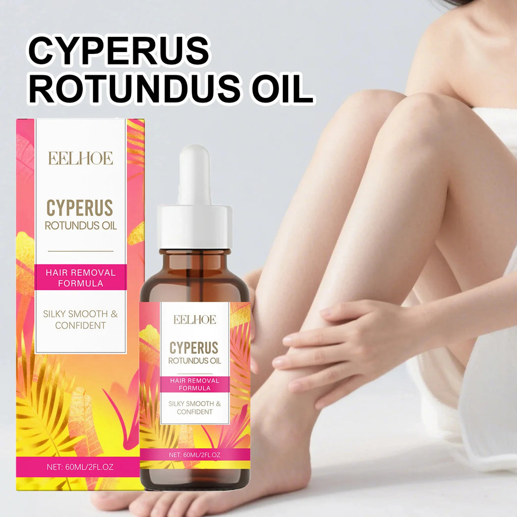 Cyperus Rotundus Oil – Hair Growth Inhibitor & Post-Wax Soothing Hair Removal Aftercare Oil Zpaxo