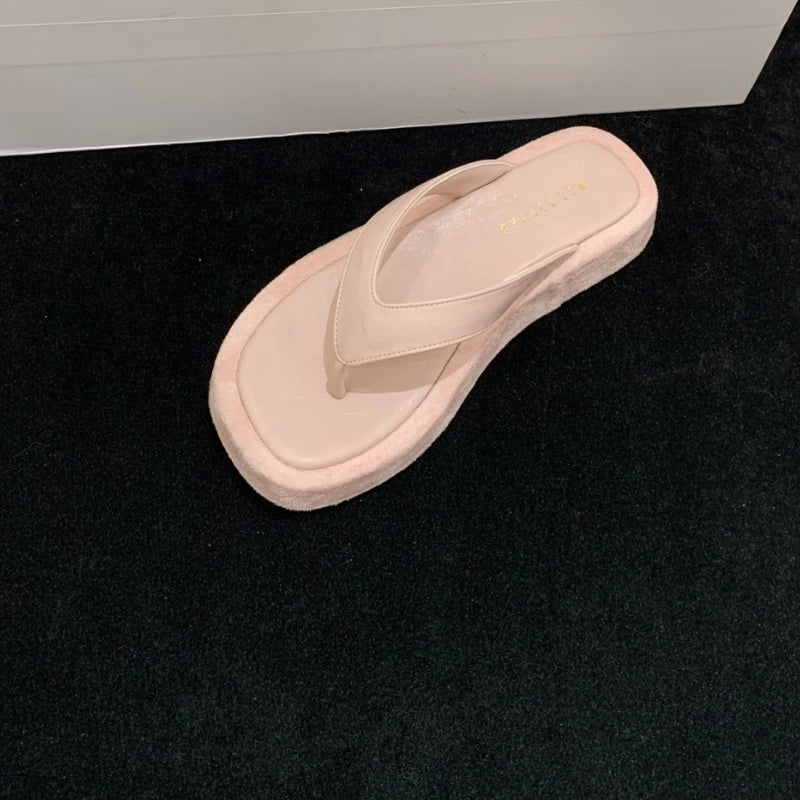 2026 Slippers Casual Women's Shoes Platform Slides Shale Female Beach