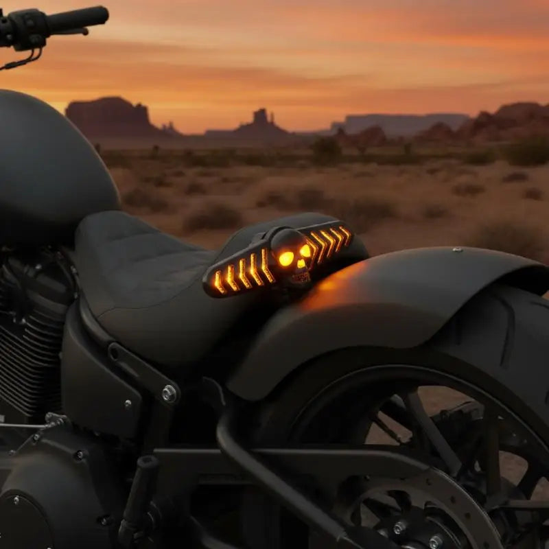 Owl LED Motorcycle Turn Signal Lights – Dual Color Flowing Blinker