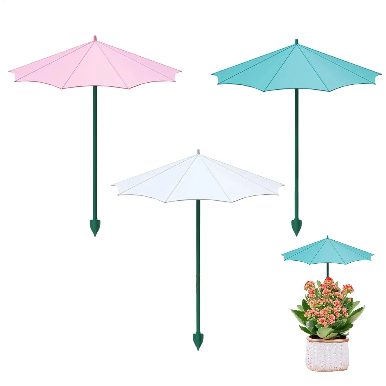 Plant Umbrella Small Outdoor Potted Shade UV Protection Garden