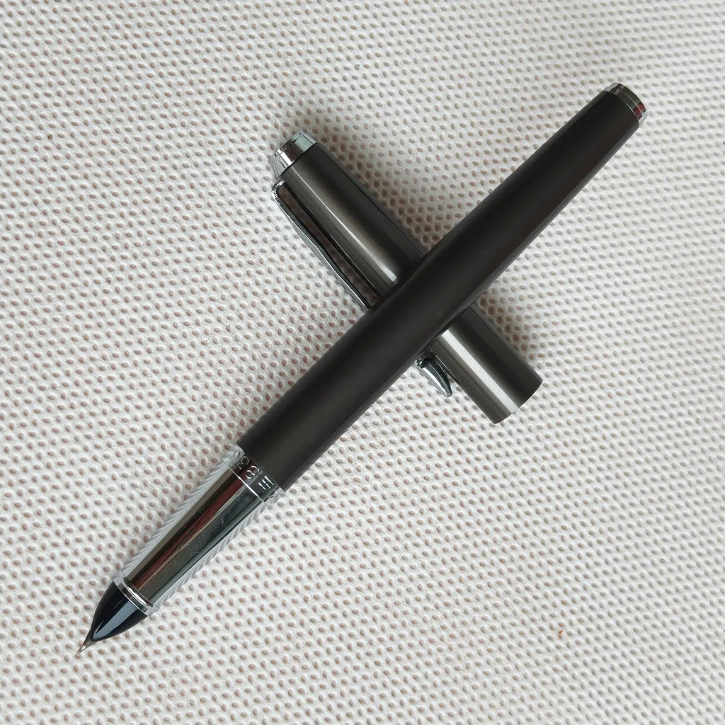 Old Stock Yongsheng 833 Fountain Pen Short Metal Pocket Practice Pen For Elementary School Students Stationery Zpaxo 833shenhuizhijian EF