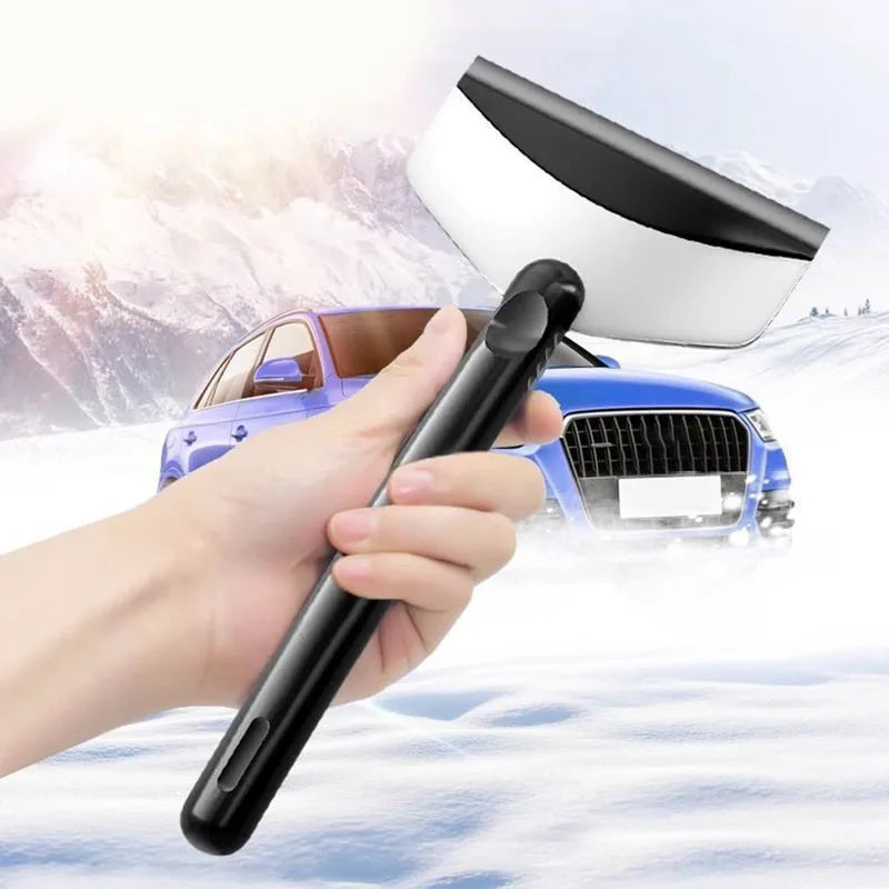 Stainless Steel Car Windshield Ice Scraper Snow Removal Shovel Defrosting Ice Scraper Tool Glass Snow Removal Tools Zpaxo