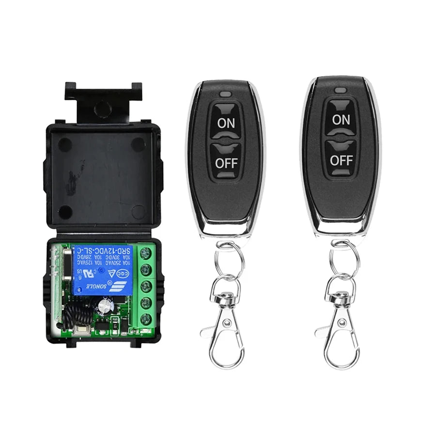 433Mhz Remote Control Wireless Switch DC 12V 1CH RF Universal 10A