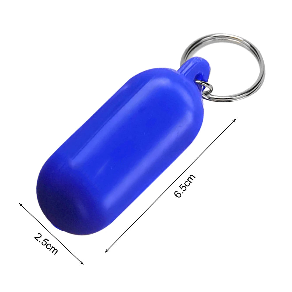 Float Canal Keychain Portable Floating Keyring Plastic Anti-lost