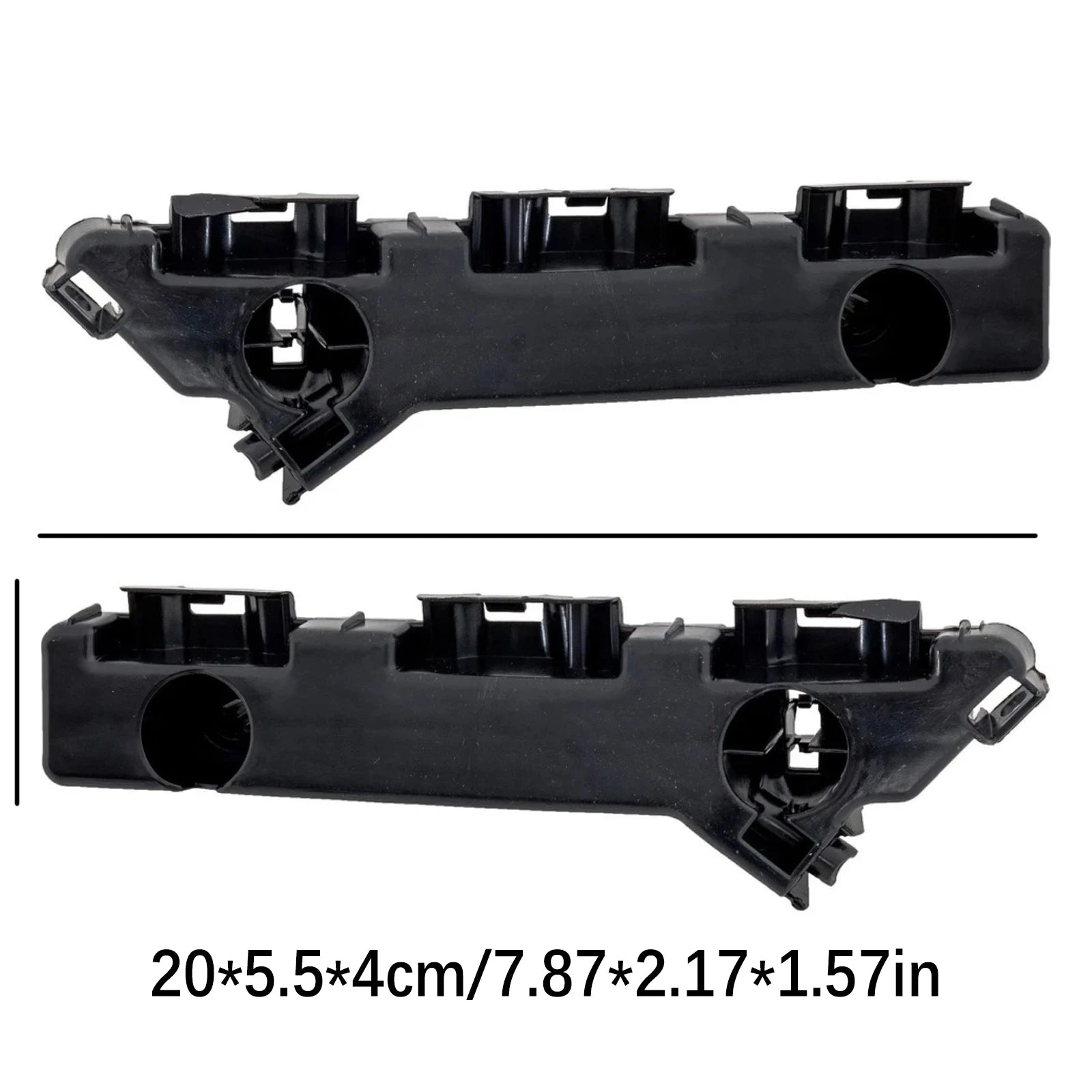 1Pair Vehicle LH&RH Bumper Face Bar Front Bracket Retainer Mounting