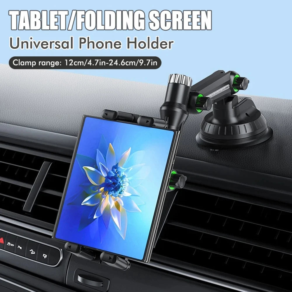 Car Tablet Folding Screen Universal Phone Holder 1260 Degree