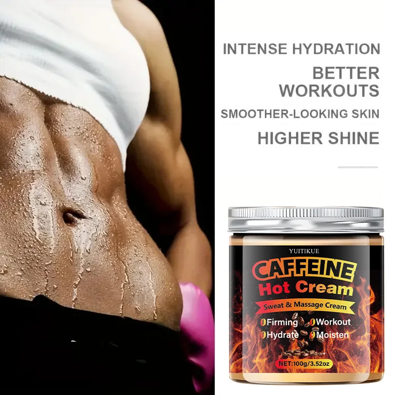 YUITIKUE Caffeine Hot Cream 100g – Thermogenic Body Sculpting Thermogenic Body Cream Zpaxo