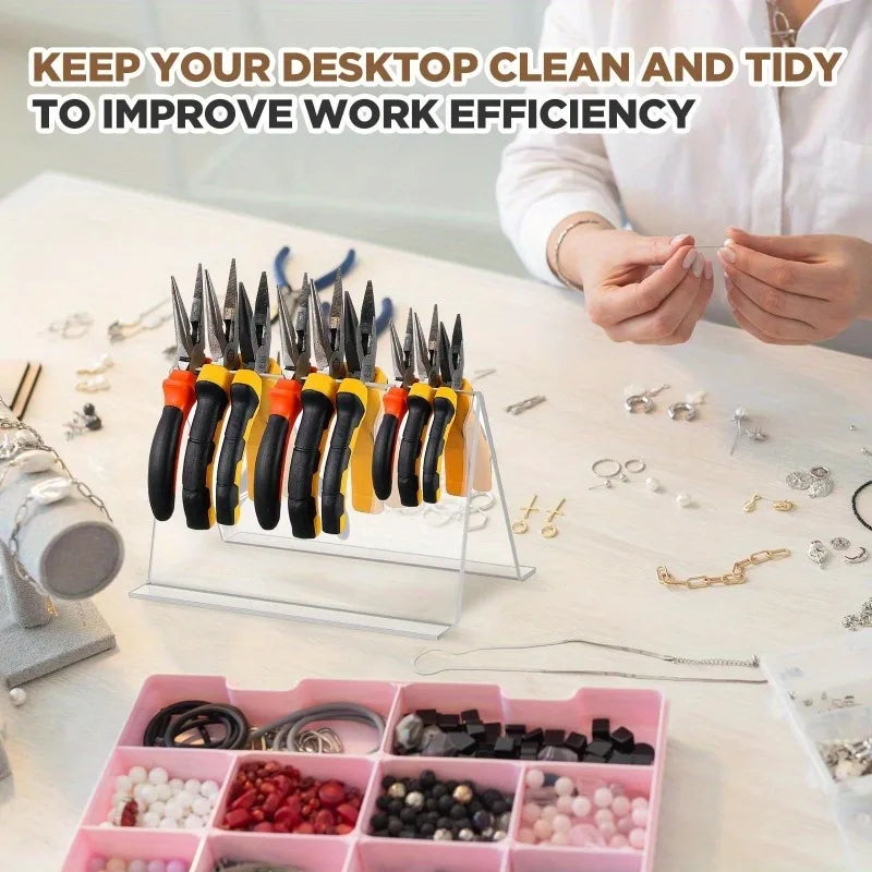Acrylic Pliers Holder Jewelry Tools Storage Rack