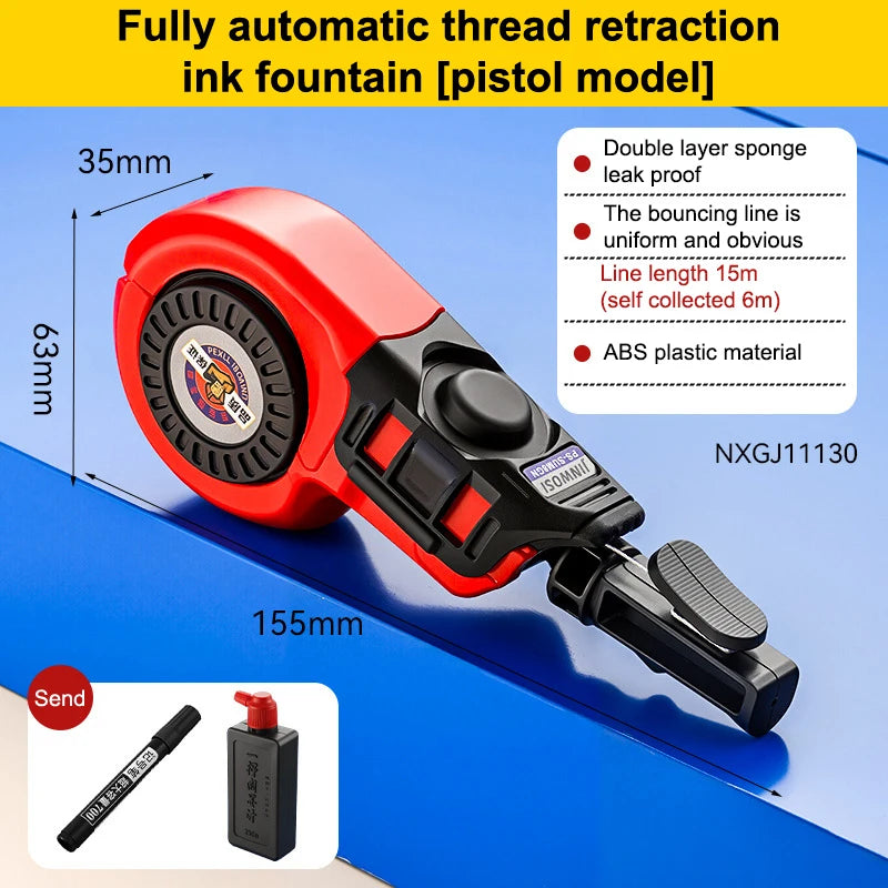 Woodworking Tool Automatic Manual Carpenter Ink Marker Wood Scriber Zpaxo A4