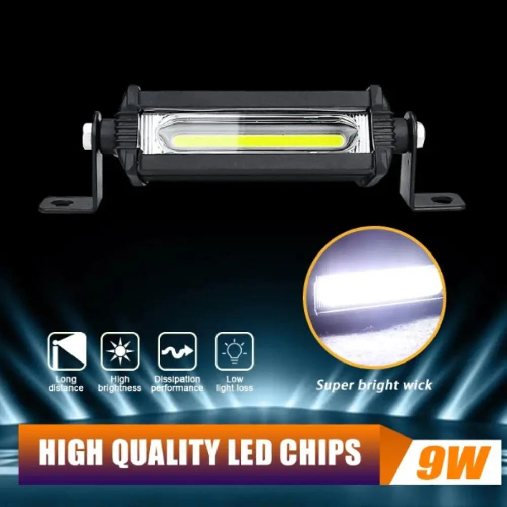 Headlight COB LED Work Light Single Row Mini Bar Spotlight Lorry Zpaxo