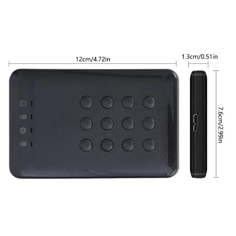652F Professional 5Gbps 2 5 USB3 0 SSD Enclosure Hard Drive Box Zpaxo