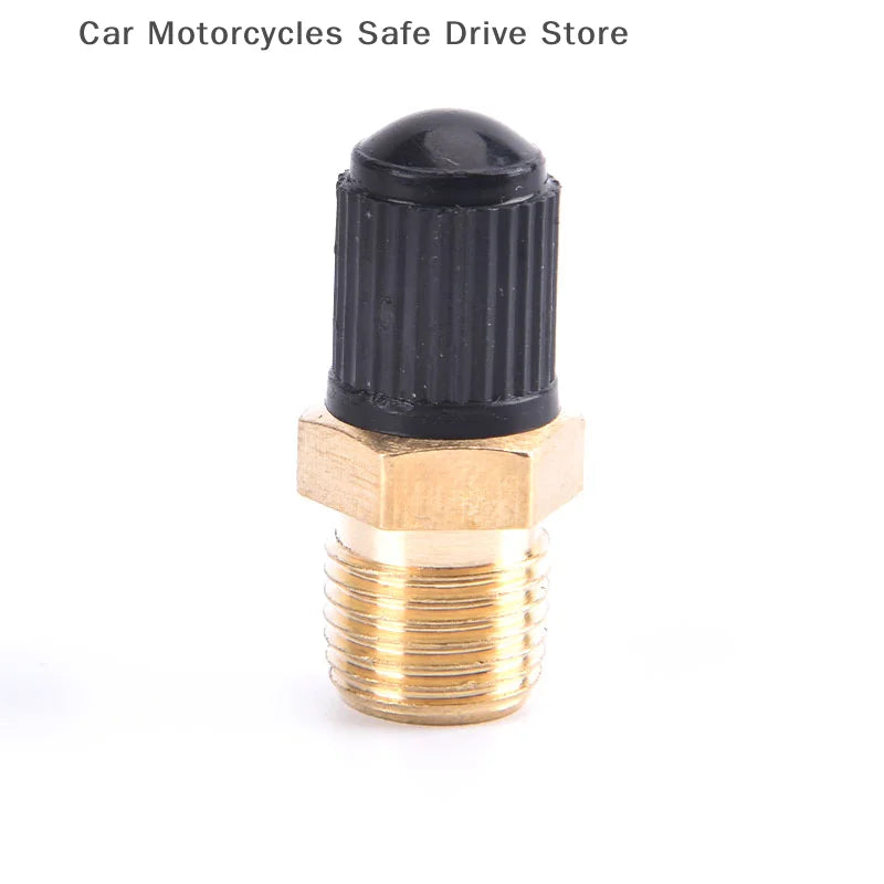 CM1 NPT Solid Nickel Plated Brass Air Compressor Tank Fill Valve Male