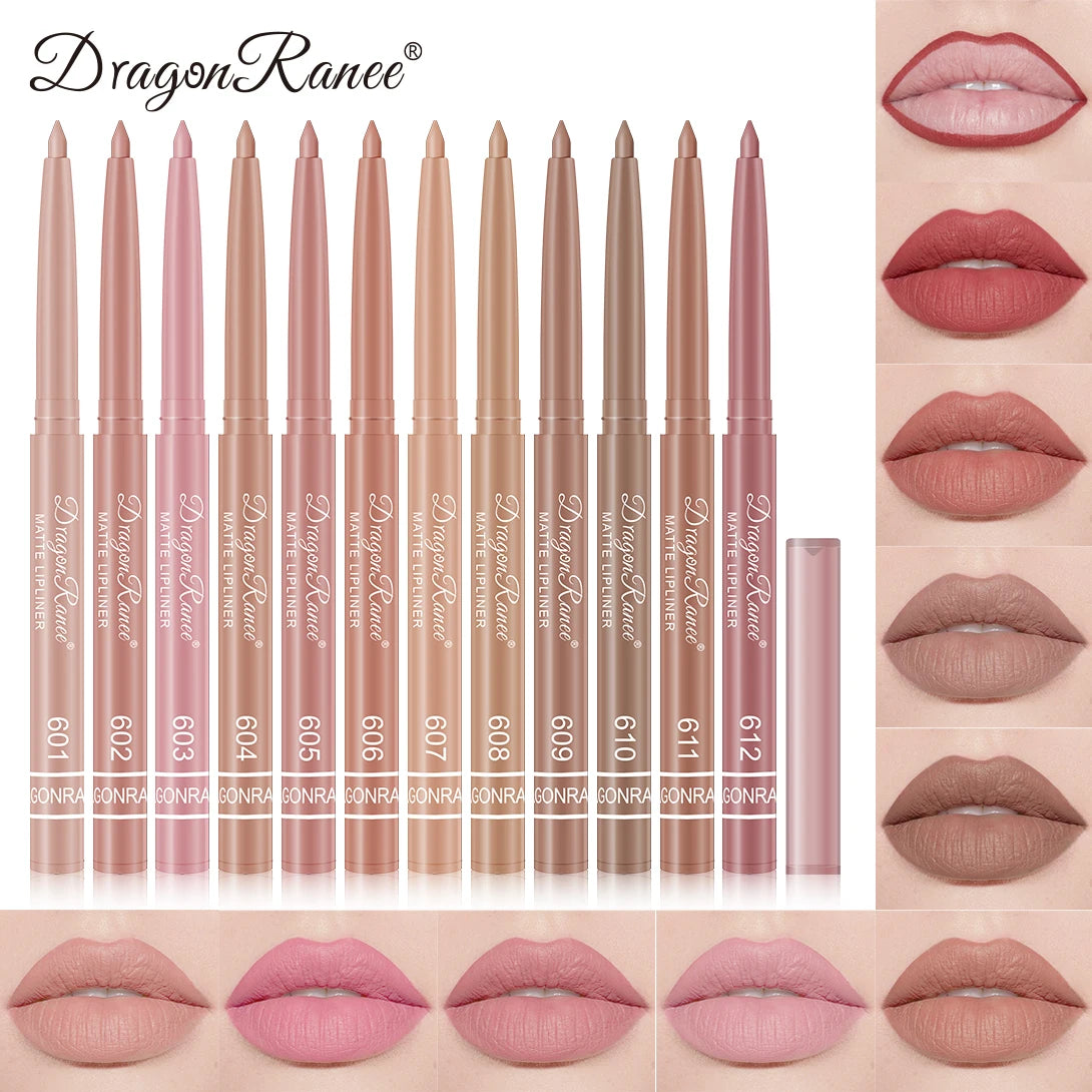 Lip Liner to Outline the Lip Shape, Beginner-Friendly, Natural and Delicate, Waterproof, Matte, Nude Color Lip Liner Zpaxo