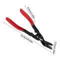 Car Trim Clip Removal Pliers Car Interior Clip Fastener Panel Pliers Ergonomic Tools Multifunctional Puller for Maintenance Zpaxo Black