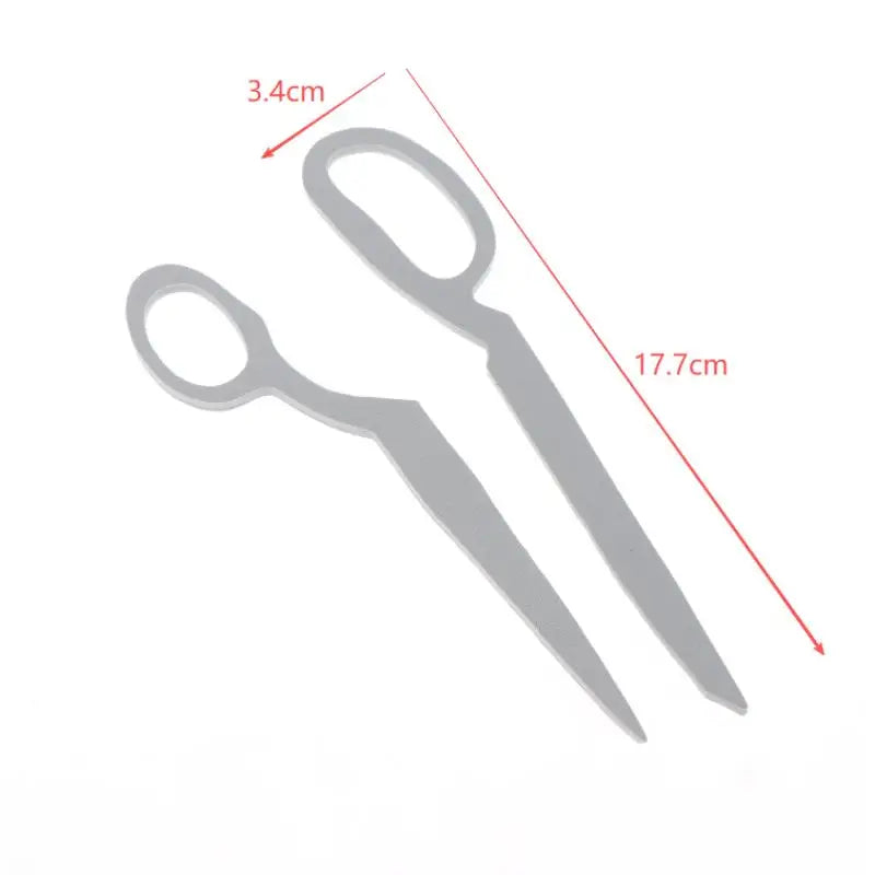 Scissors Shaped Hair Stick Creative Decorative Pins Stylish Gothic Zpaxo one size
