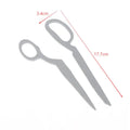 Scissors Shaped Hair Stick Creative Decorative Pins Stylish Gothic Zpaxo one size