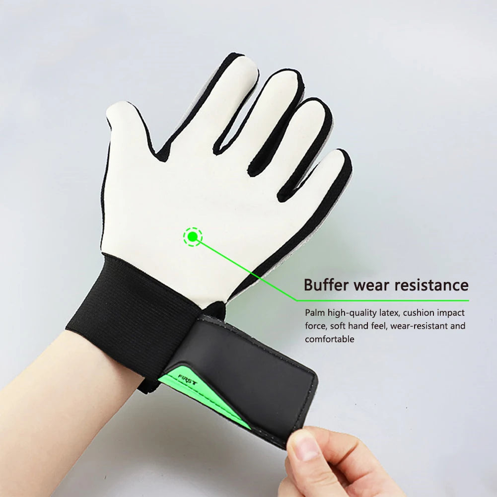 1 Pair Soccer Finger Protection Football Gloves Ball Goalkeeper