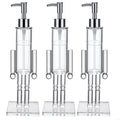 Festival Nutcrackers Liquid Soap Dispenser with Pump Design Visible Soap Bottle Zpaxo 3 pcs CN